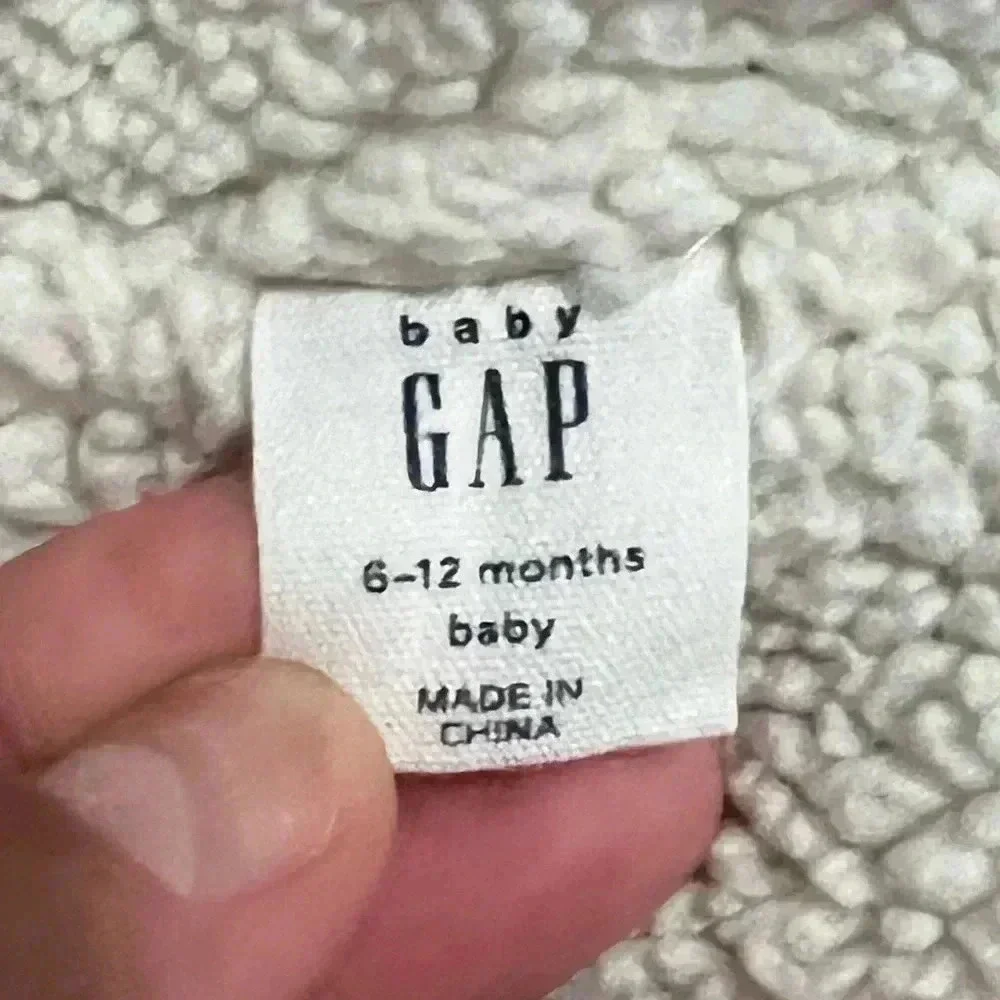 GAP Baby Bear Cozy Zip Hoodie 6-12 months